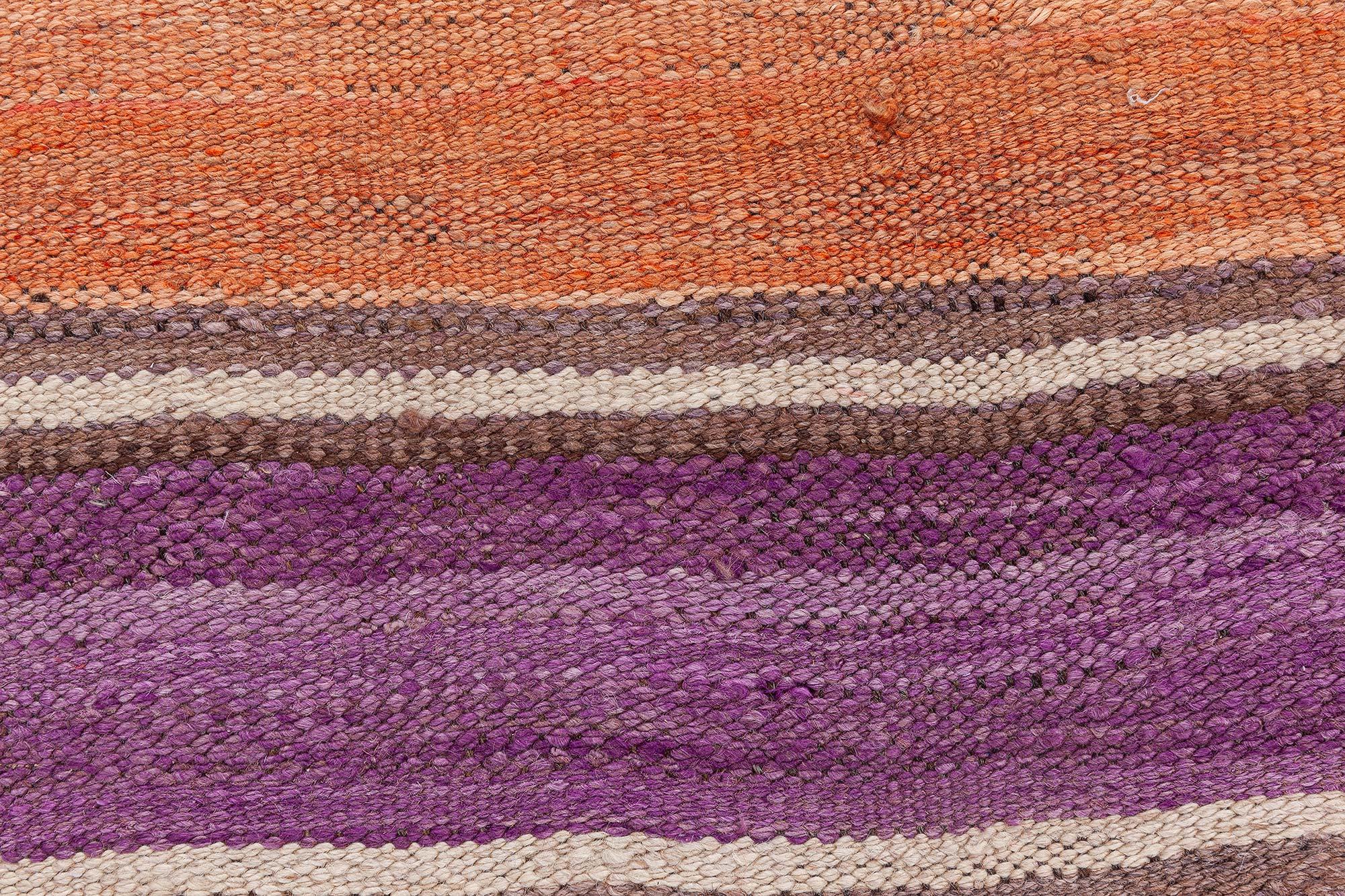 Perse Tapis Kilim persan Blau Doris Leslie en vente