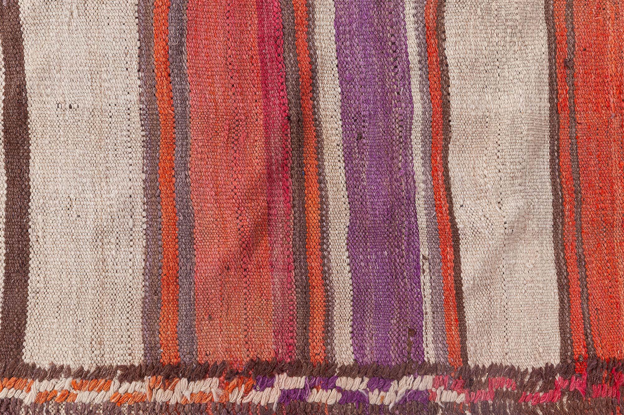 Laine Tapis Kilim persan Blau Doris Leslie en vente