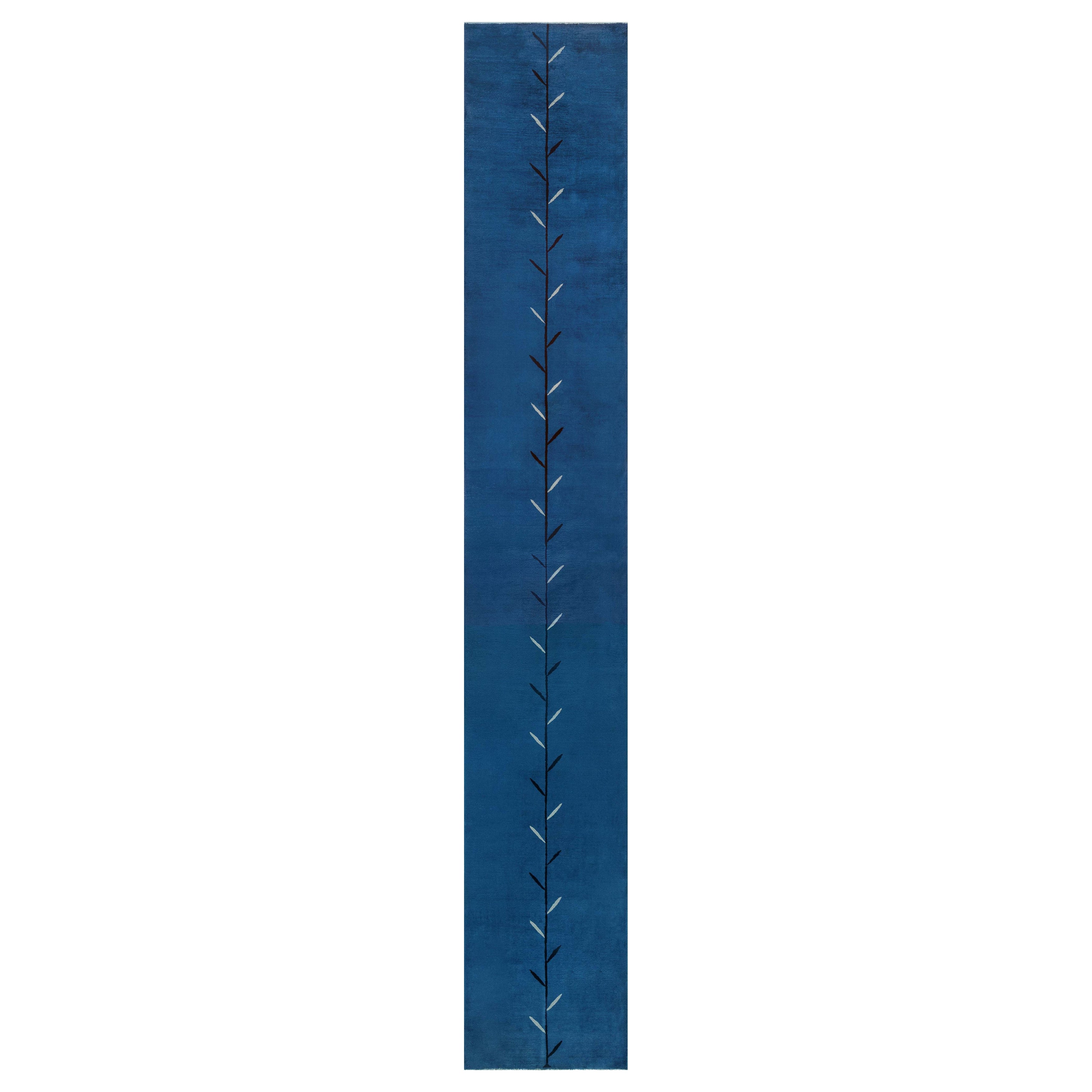 Doris Leslie Blau Rare Vintage Persian Mashad Runner by Master Amoghli For Sale