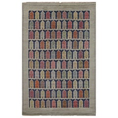 Doris Leslie Blau Rara alfombra sueca vintage "Townhouse