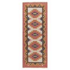 Doris Leslie Blau Scandinavian Mid-Century Tan Flatweave Runner RÖlakan By (Gk)