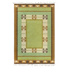 Doris Leslie Blau Scandinavian Vintage Ivory Flatweave Rug By Ingegerd Silow