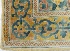Doris Leslie Blau – Spanischer Vintage-Teppich in Oversize-Ausführung, schiefergrau (Größe angepasst)