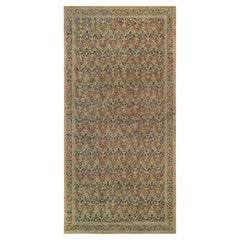 Doris Leslie Blau – Spanischer Vintage-Teppich in Oversize-Ausführung, schiefergrau (Größe angepasst)