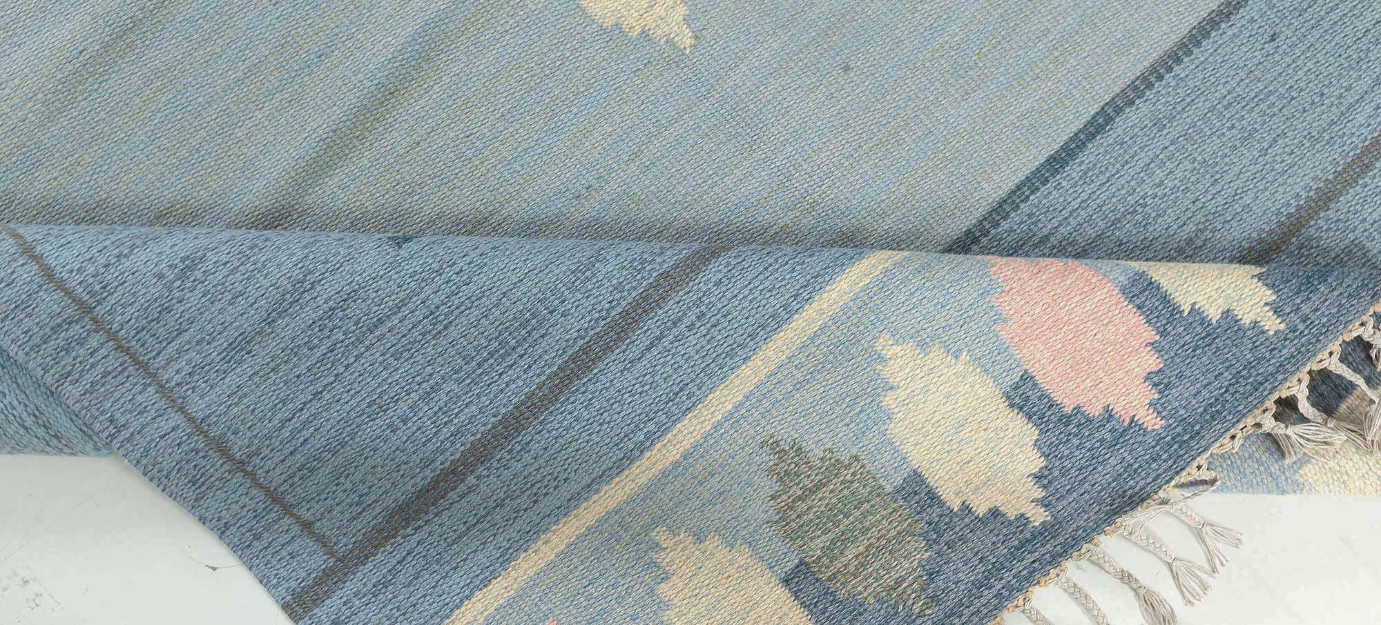 Tappeto svedese vintage di Ingegerd Silow.
Dimensioni: 6'4