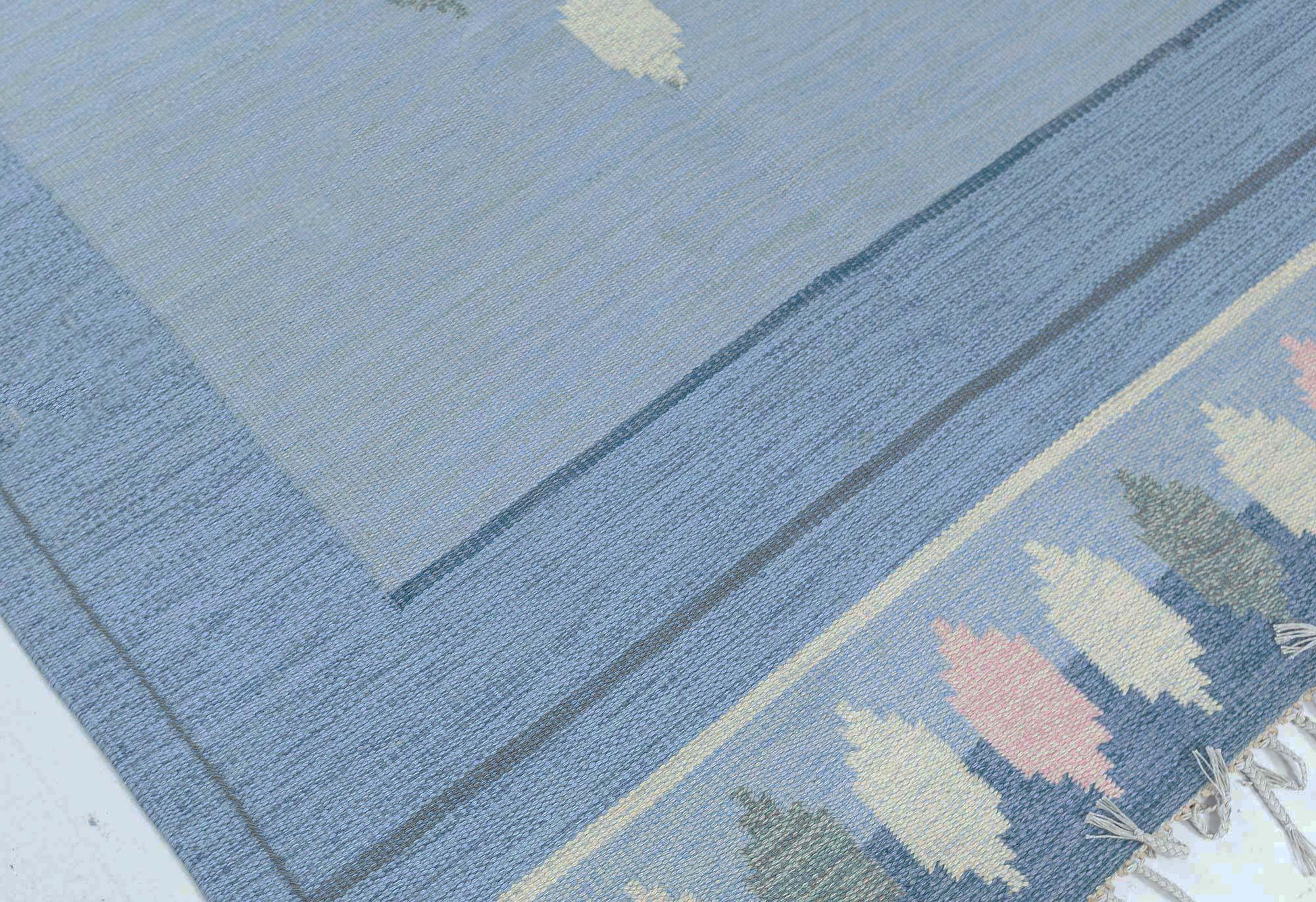 Mid-Century moderno Tappeto svedese vintage Doris Leslie Blau 