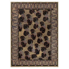 Doris Leslie Blau Striking 1920s Irish Donegal Rug with Stylized Flora Motif Doris Leslie Blau Striking 1920s Irish Donegal Rug with Stylized Flora Motif