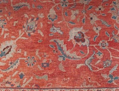 Doris Leslie Blau Sultanabad Antique Allover Floral Ivory Rug - c. 1920