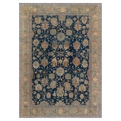 Doris Leslie Blau Sultanabad Antique Allover Floral Warm Tan Carpet - c. 1920