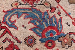 Doris Leslie Blau Sultanabad Rugs antico a trifoglio geometrico beige chiaro - C.C. 1920