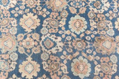 Doris Leslie Blau Sultanabad Antique Floral Allover Light Beige Carpet - c. 1880