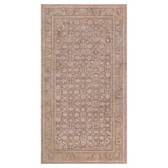 Doris Leslie Blau Sultanabad Antique Floral Classic Taupe Carpet - c. 1900