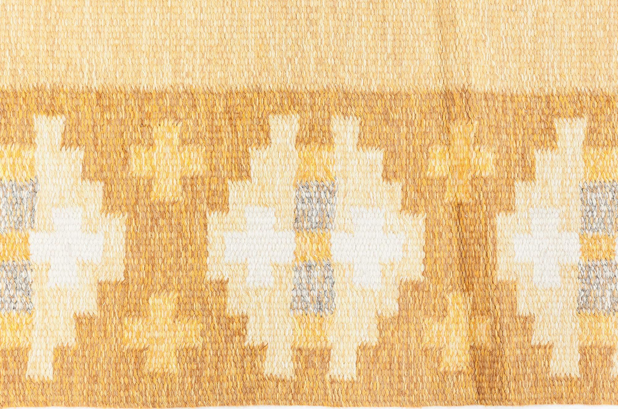 Alfombra sueca de tejido plano Doris Leslie Blau de Birgitta Söderkvist Moderno de mediados de siglo en venta