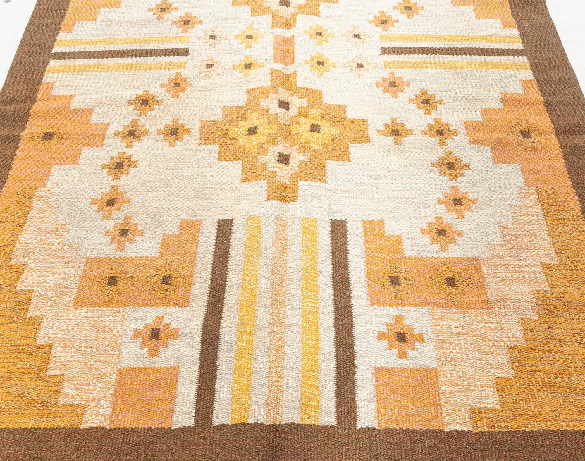 Alfombra sueca de tejido plano Doris Leslie Blau de Mary Sandberg en Bueno estado para la venta en New York, NY