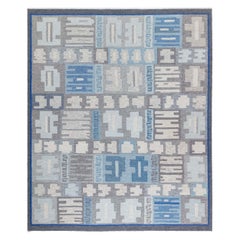 Doris Leslie Blau Swedish Flat Woven Rug by Alice Lund