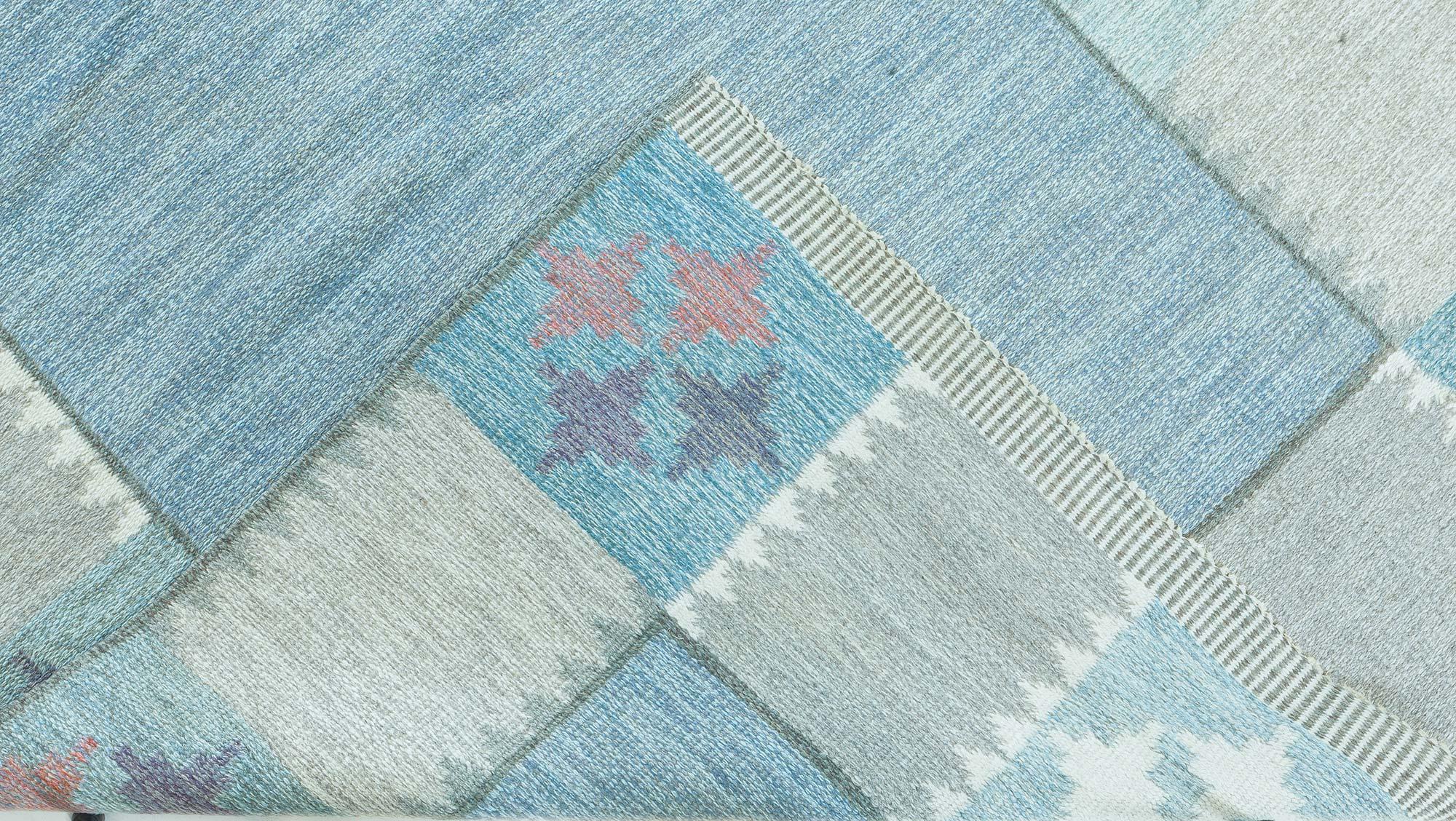 Tapis suédois tissé à plat Doris Leslie Blau de Bitte Ahlgren 'BA' en vente 1