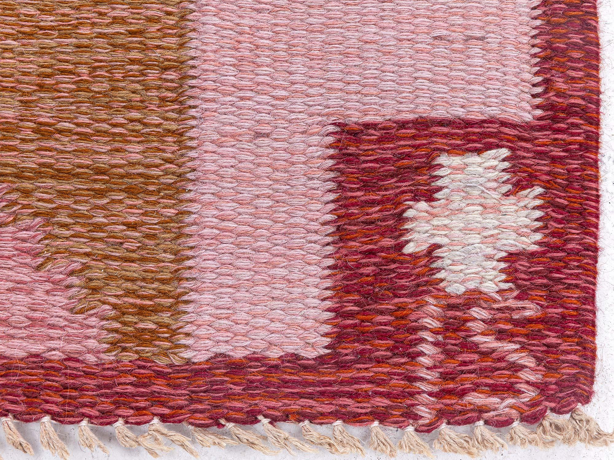 Doris Leslie Blau Swedish Flat Woven Rug by Ingegerd Silow In condizioni buone in vendita a New York, NY