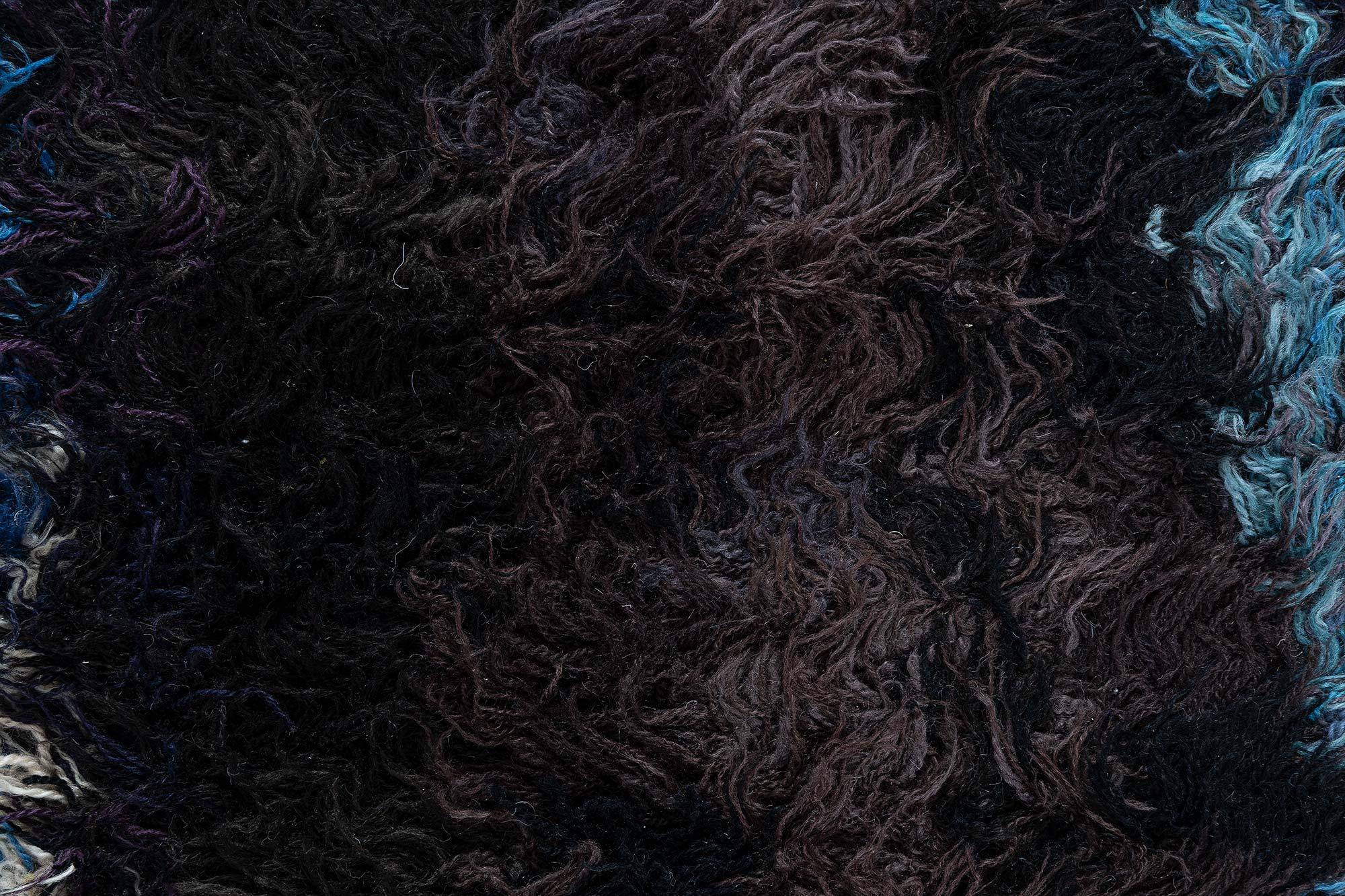 Doris Leslie Blauer schwedischer Florteppich von Ingrid Dessau (Schwedisch) im Angebot