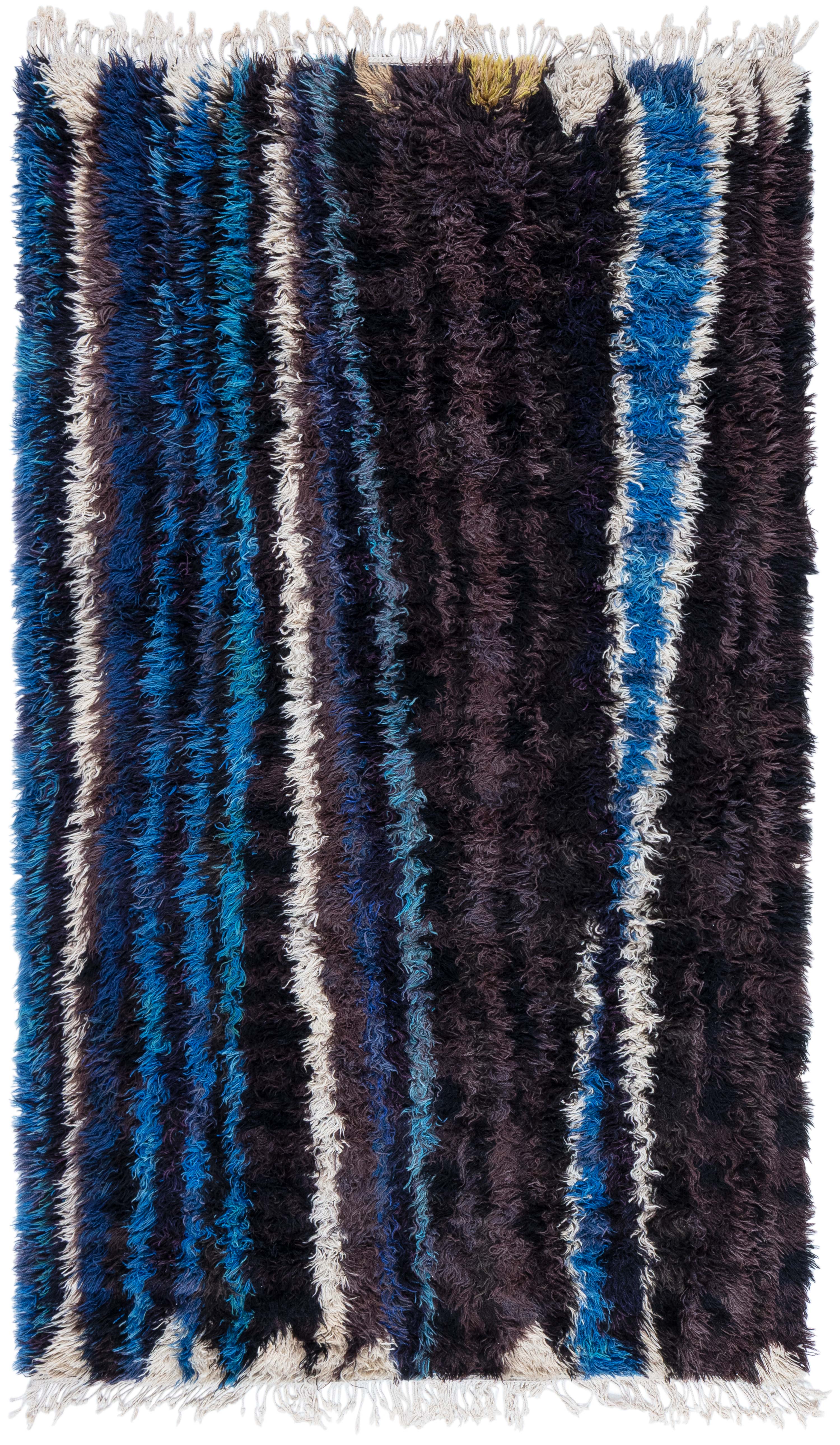 Doris Leslie Blau Swedish Pile Rug by Ingrid Dessau For Sale