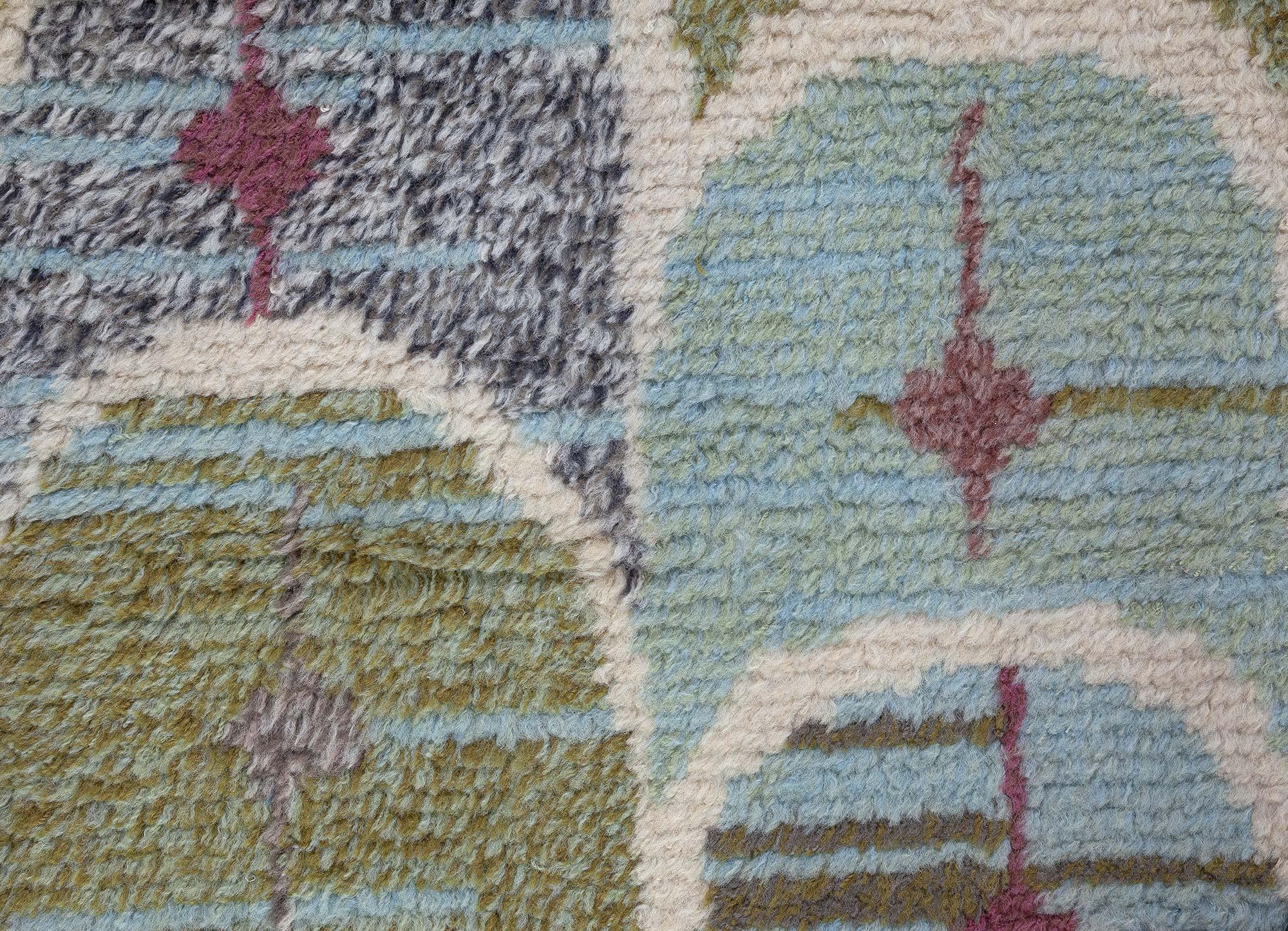 Doris Leslie Blau Fragmento de corredor sueco Rya
Tamaño: 109 × 520 cm (3'7