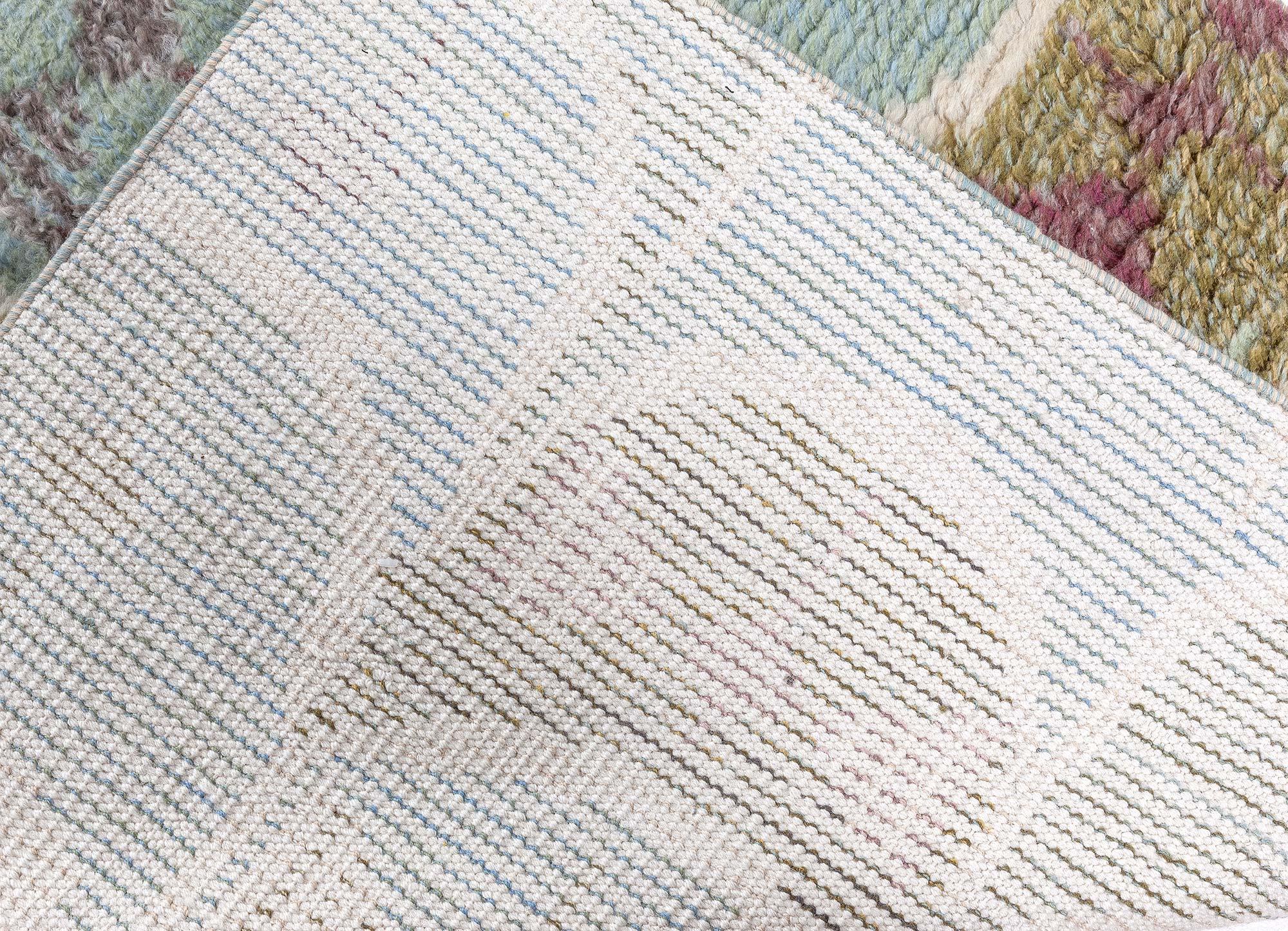 Lana Doris Leslie Blau Frammento di corridore svedese Rya in vendita