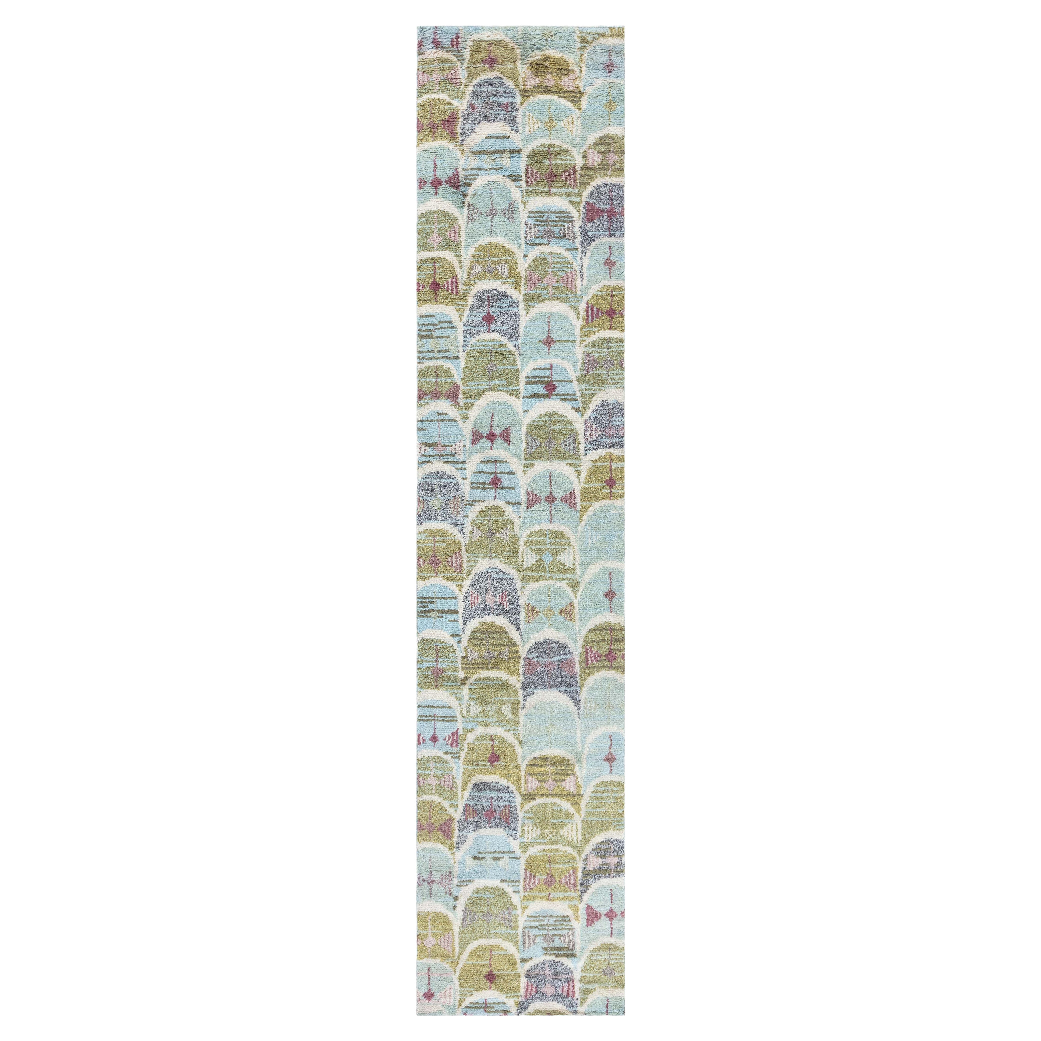 Doris Leslie Blau Swedish Rya Runner Fragment For Sale