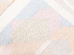 Tapis vintage suédois beige à tissage plat « Doris Leslie Blau », signé Agda Osterberg