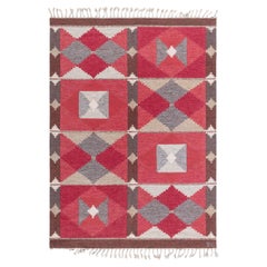 Doris Leslie Blau Swedish Vintage Beige Flatweave Carpet By Rakel Carllander