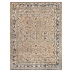 Tappeto Doris Leslie Blau Tabriz Antique Allover Floral Warm Tan - C.C. 1880