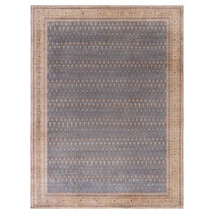 Doris Leslie Blau Tabriz Antike Allover Geometrische Warm Tan Teppich - c. 1900