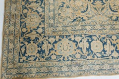 Doris Leslie Blau Tabriz Antique Floral Allover Soft Beige Carpet - c. 1920
