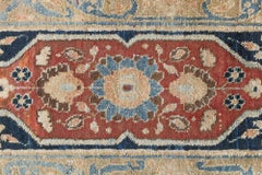 Doris Leslie Blau Tapis Tabriz Antique Floral Allover Warm Tan - c. 1900