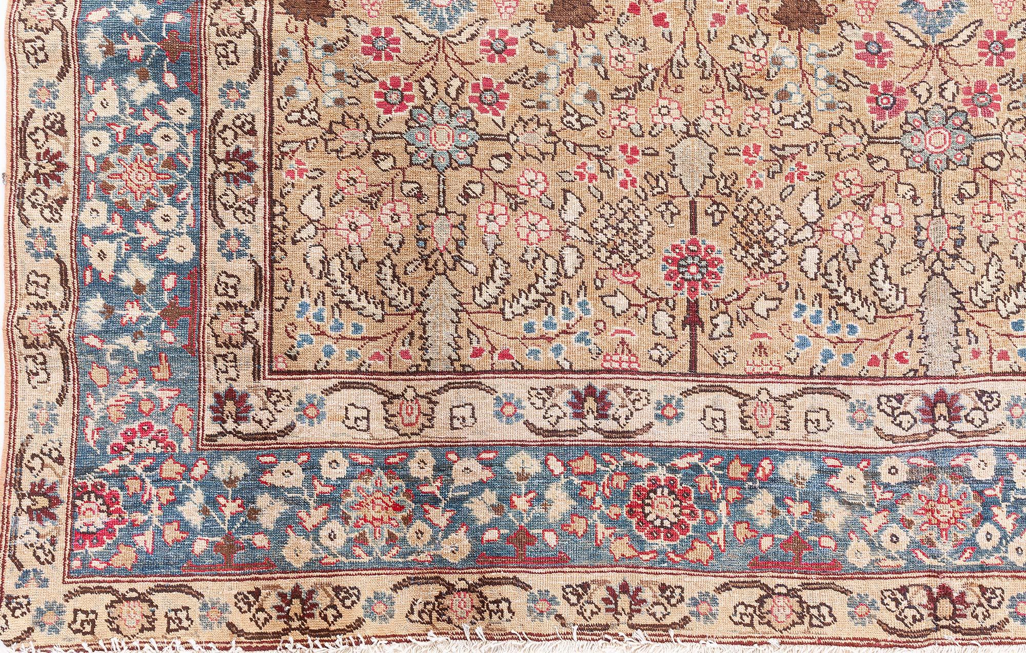 Tappeto Doris Leslie Blau Terracotta Antico Tabriz Persiano In condizioni buone in vendita a New York, NY