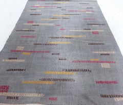 Doris Leslie Blau Timeless Geometry: Vintage Art Deco Abstract Gray Rug