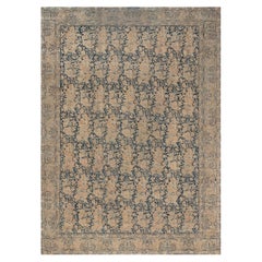 Doris Leslie Blau Tapis ancien Timeless Tabriz Allover Warm Tan - c. 1880