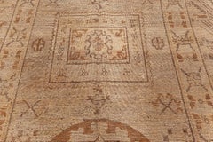 Doris Leslie Blau Timeless Vintage Samarkand Geometric Warm Tan Carpet