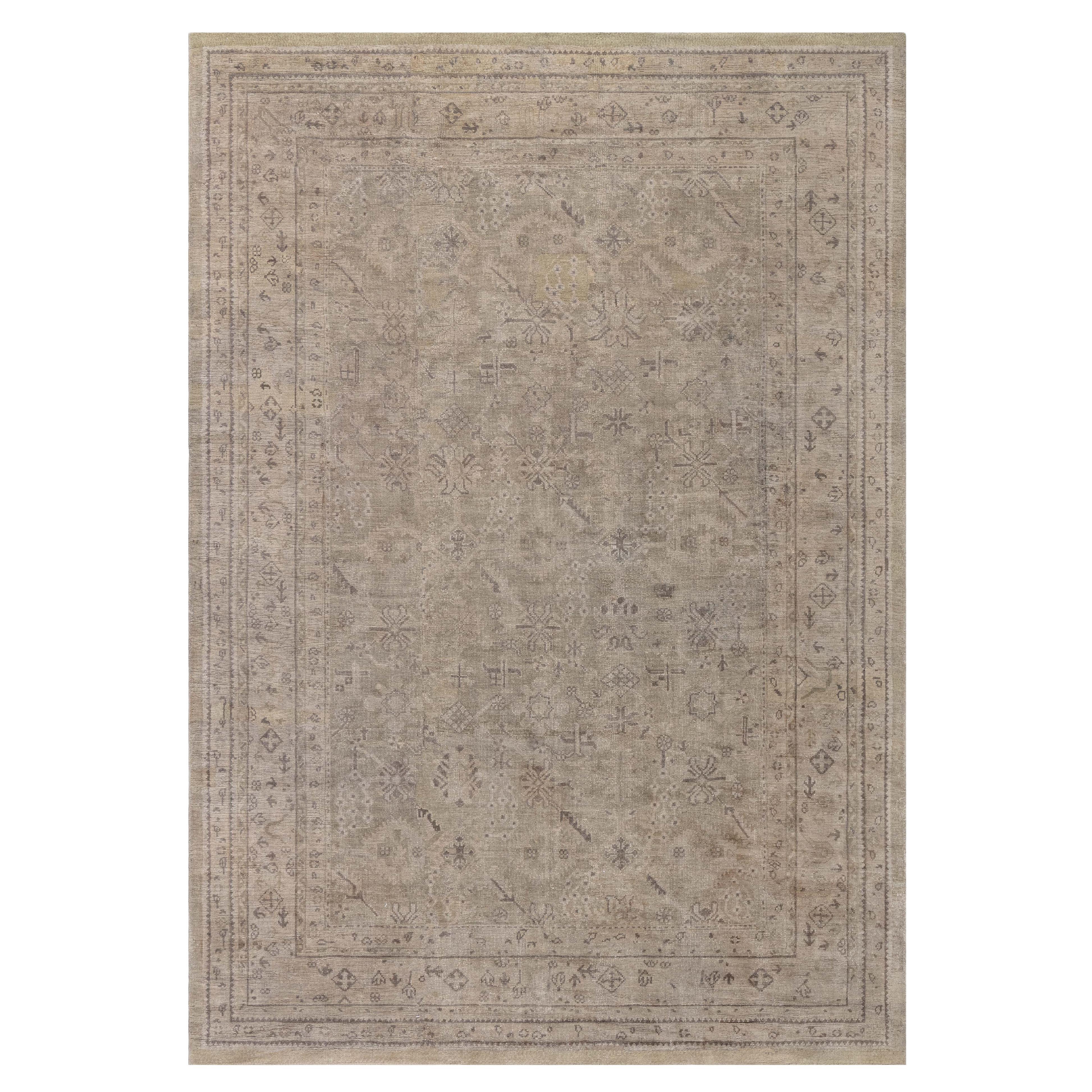 Doris Leslie Blau Turkish Oushak Rug (Size Adjusted)