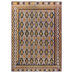 Doris Leslie Blau Vibrant Vintage Afghan Kilim Rug