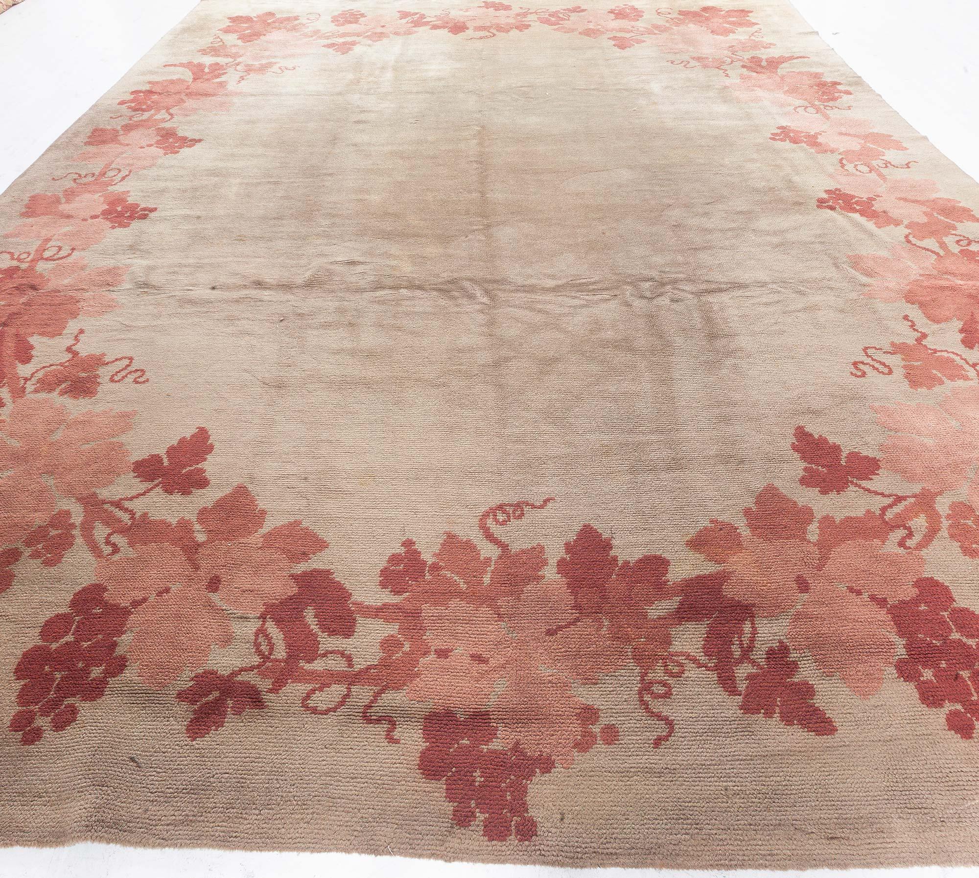 Scandinavian Doris Leslie Blau Viennese Art Nouveau Rug For Sale