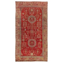 Doris Leslie Blau Vintage 1940s Samarkand (Khotan) Rug