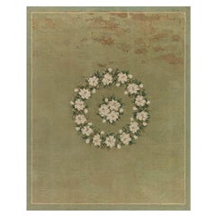 Doris Leslie Blau Vintage American Hooked Rug (tapis crocheté américain)