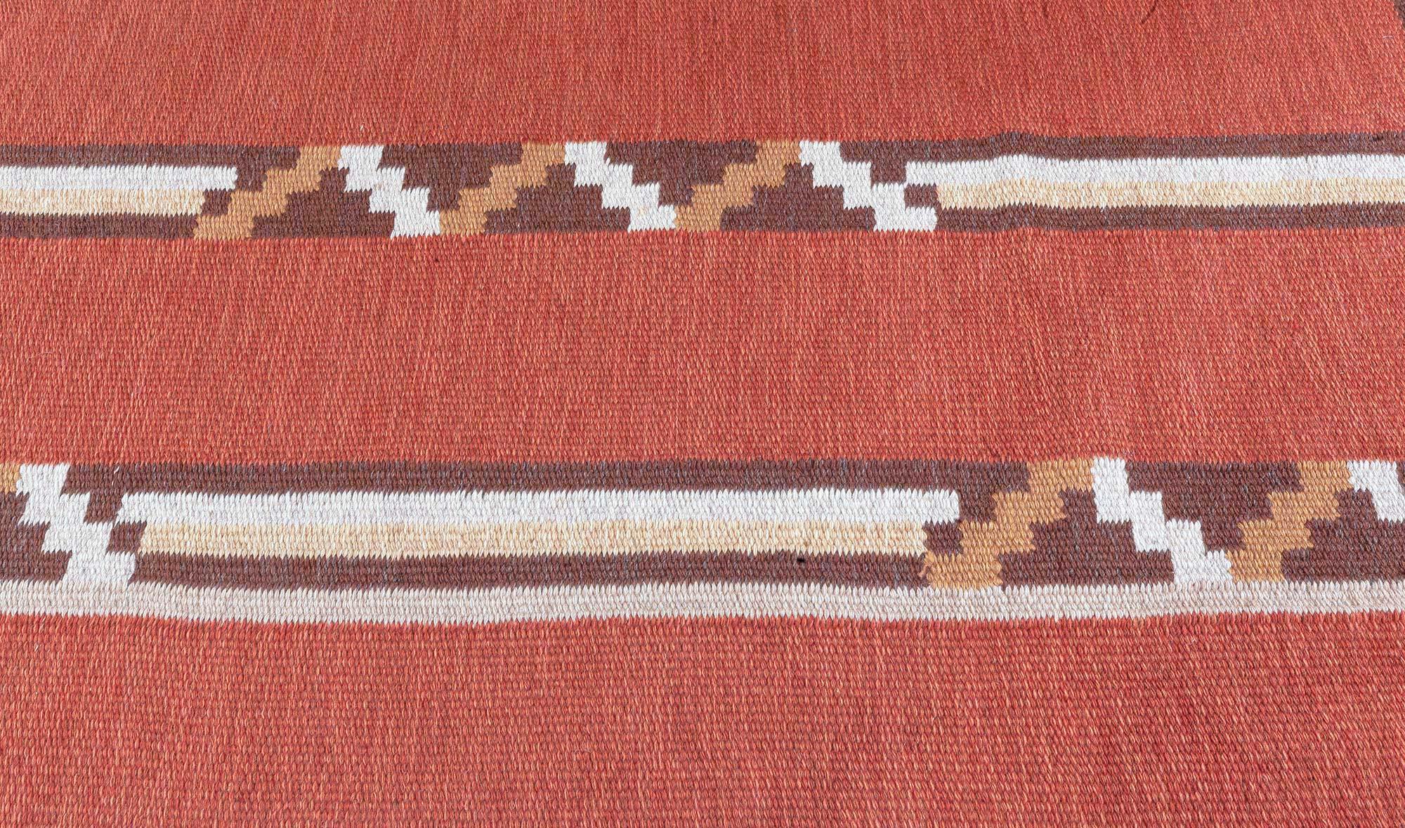 Tappeto Art Deco svedese a trama piatta.
Dimensioni: 8'0
