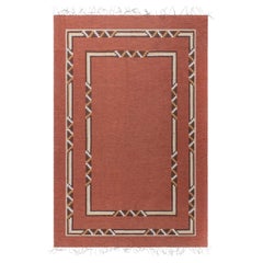 Doris Leslie Blau Vintage Art Deco Swedish Flat Weave Rug