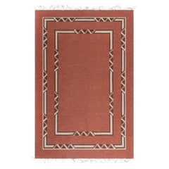 Doris Leslie Blau Vintage Art Deco Swedish Flat Weave Rug