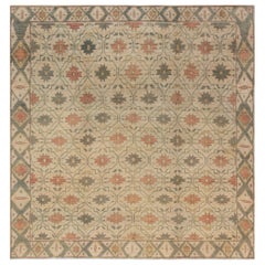 Doris Leslie Blau Vintage Bezalel Handmade Wool Rug