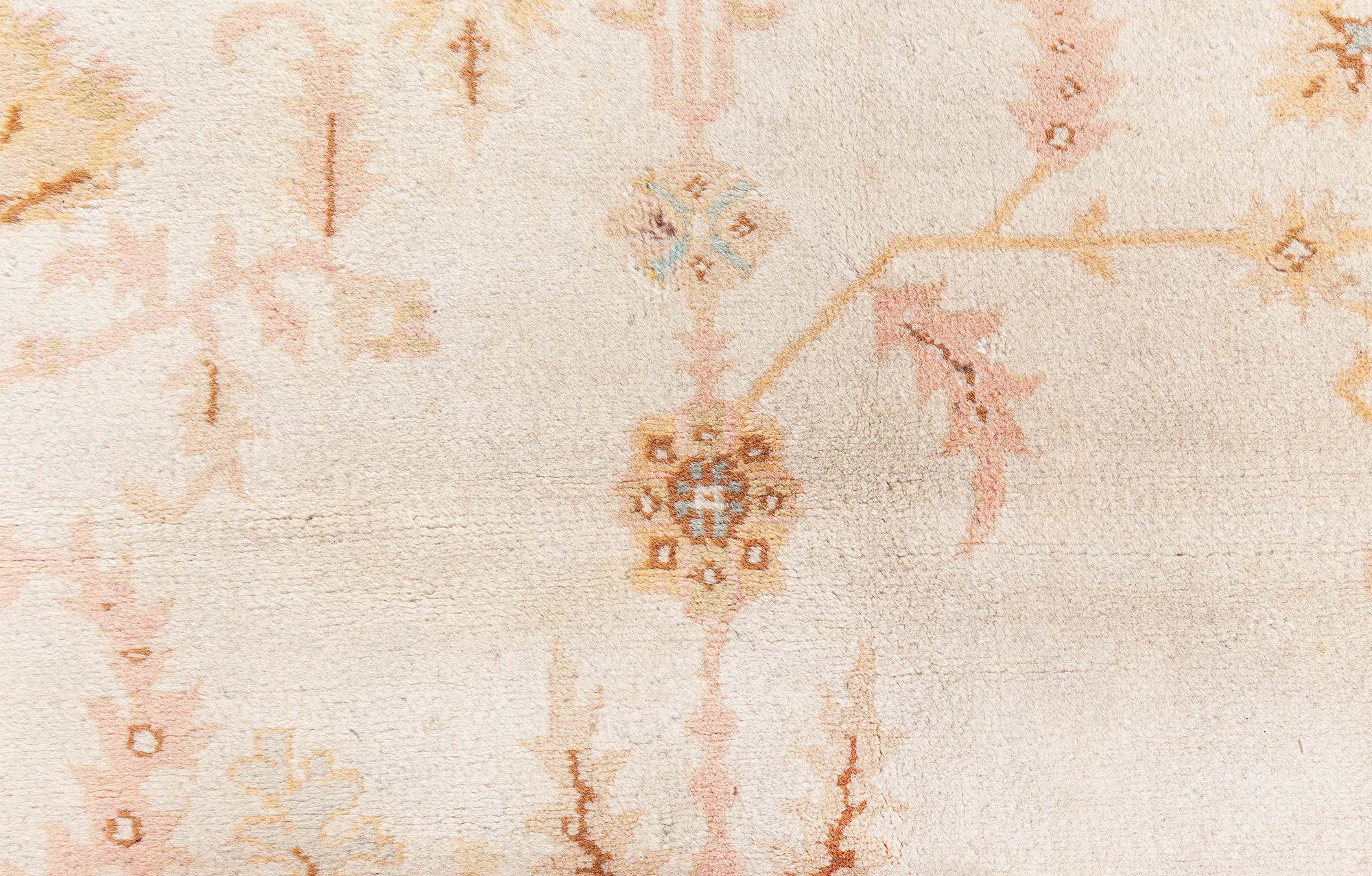Doris Leslie Blau Antique Turkish Oushak Rug For Sale 1