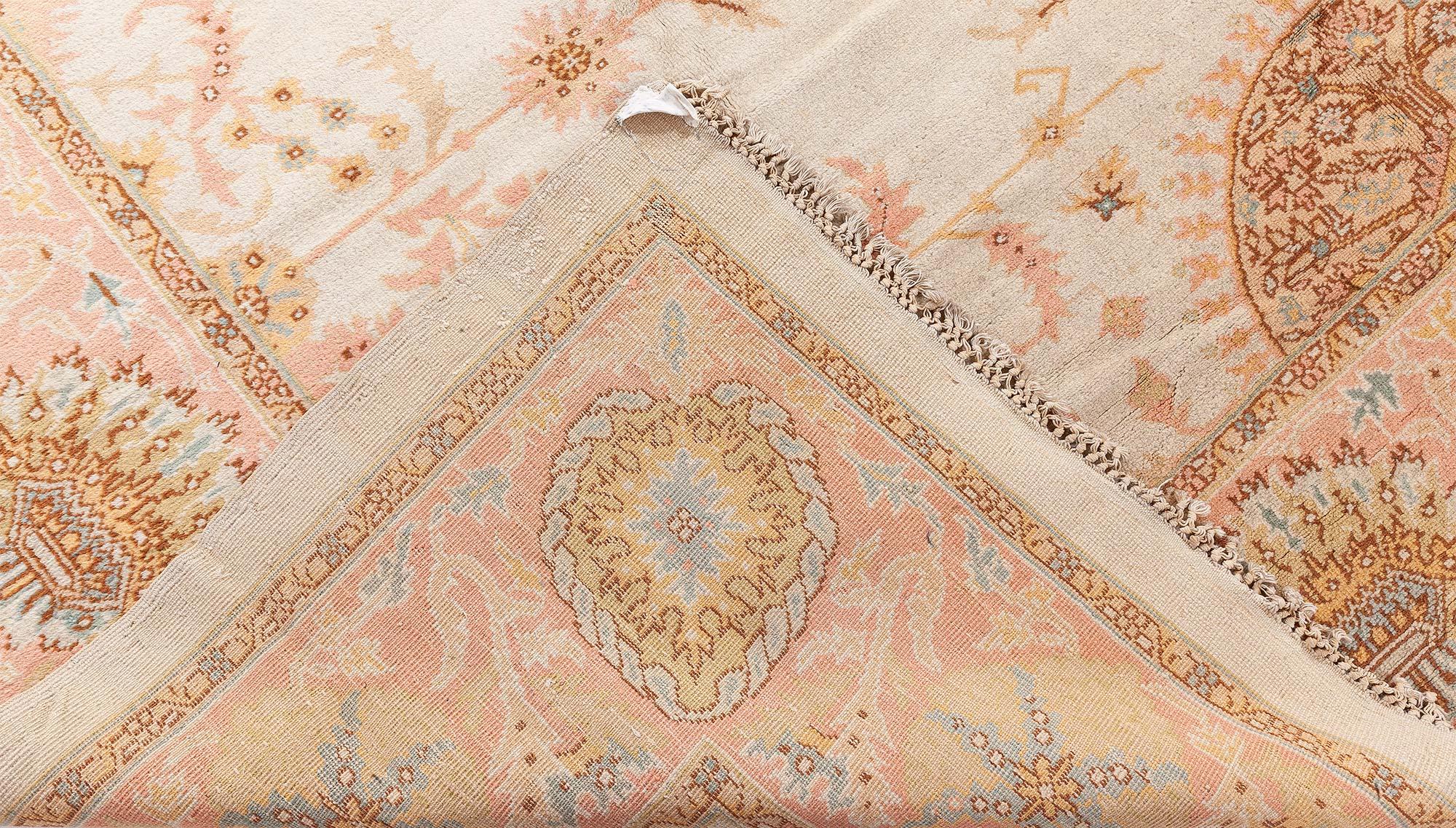 Doris Leslie Blau Antique Turkish Oushak Rug For Sale 2