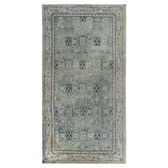 Doris Leslie Blau – Vintage-Teppich aus China, abstrakt, creme-beige, handgeknüpft aus Wolle