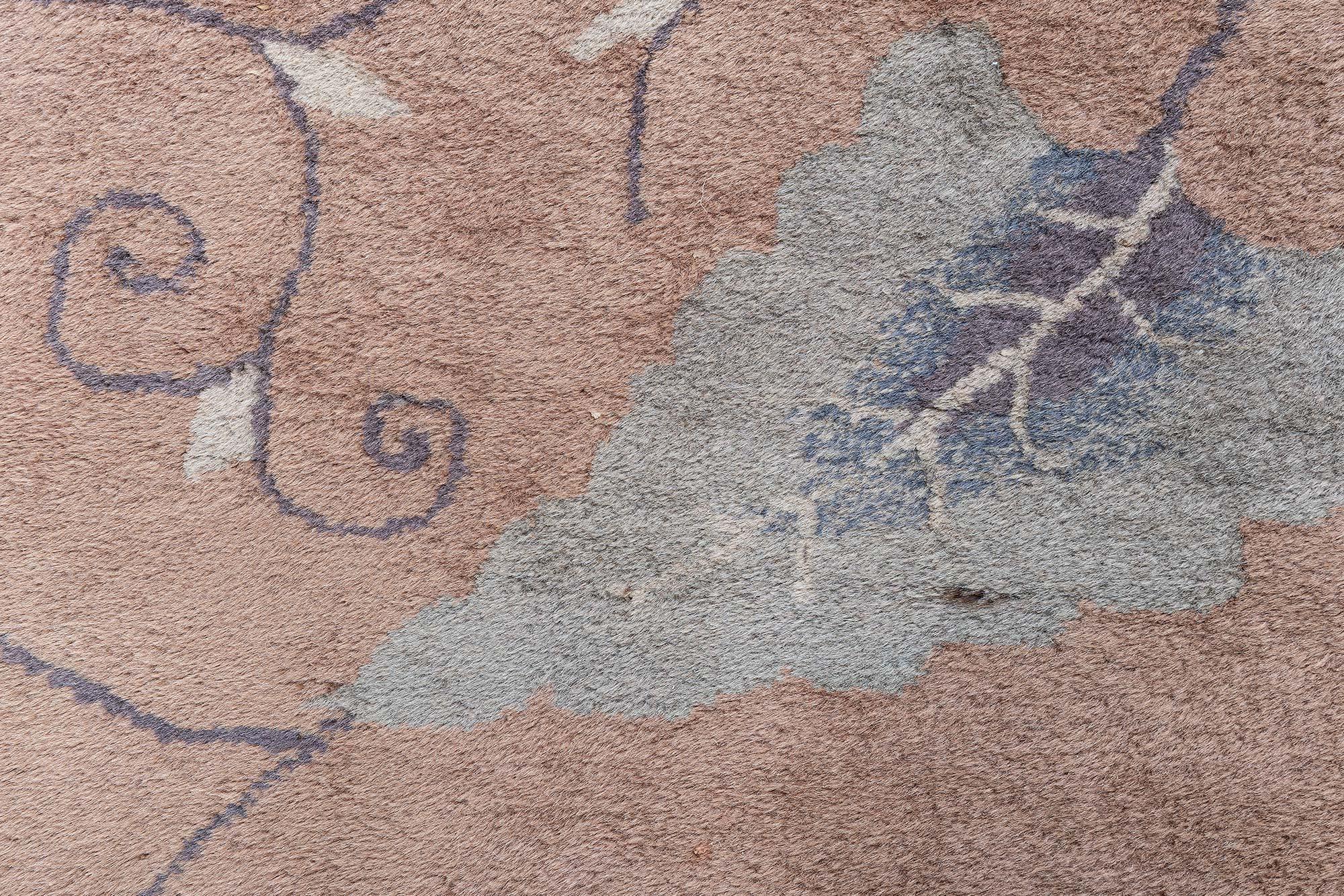 Doris Leslie Blau Vintage Chinese Art Deco Rug In Good Condition For Sale In New York, NY