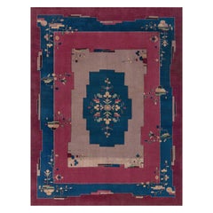 Doris Leslie Blau Vintage Chinese Art Deco Rug